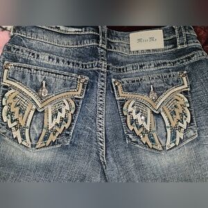 Miss Me Light Blue Embellished Jeans